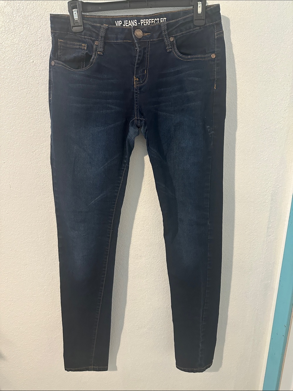 VIP Jeans Dark Wash Skinny Jeans - Blue